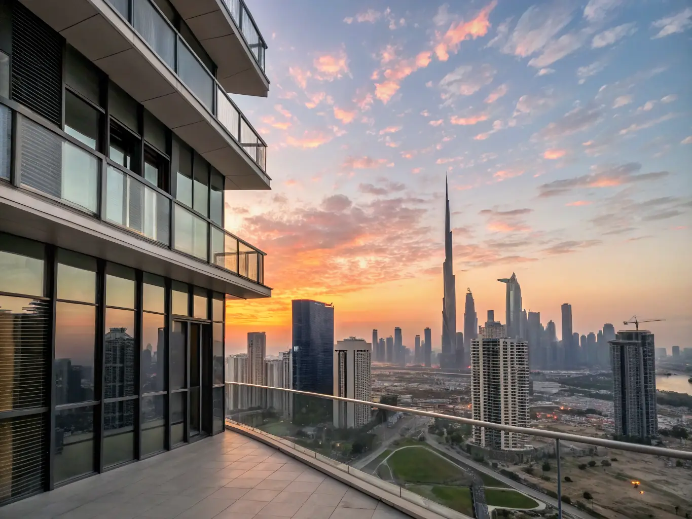 A modern, high-rise residential building in Dubai Marina, showcasing its sleek architectural design and waterfront views, emphasizing the luxury and potential investment appeal of off-plan properties.